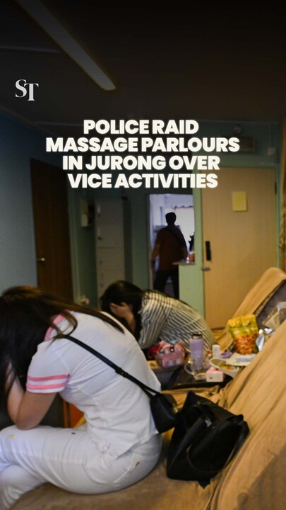 3 massage parlours raided in Jurong over alleged vice activities