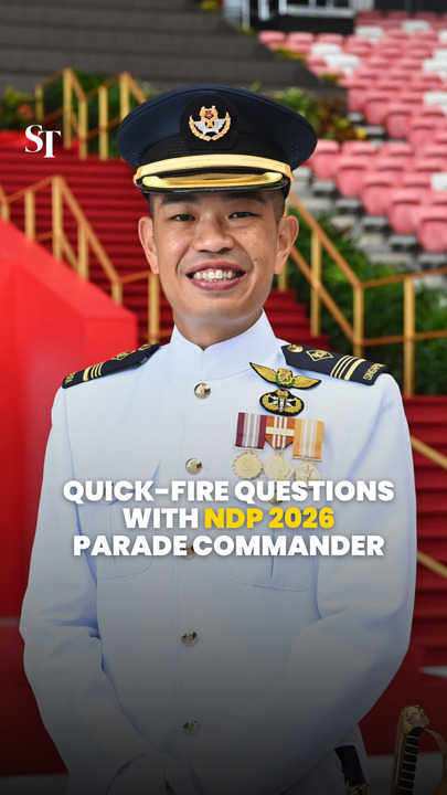 Quick-fire questions with NDP 2026 Parade Commander