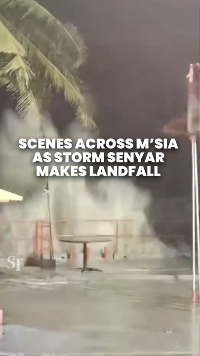 Storm Senyar makes landfall in Malaysia