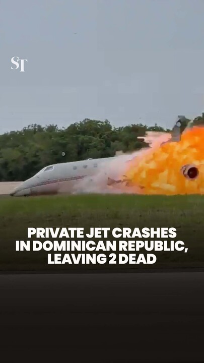 Private jet crashes in Dominican Republic, killing pilot and co-pilot