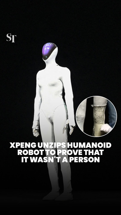 Xpeng’s new humanoid robot looks too real 🤖😳