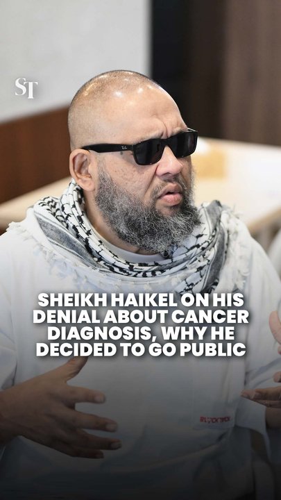 Sheikh Haikel on denying his cancer diagnosis and why he eventually chose to go public about it
