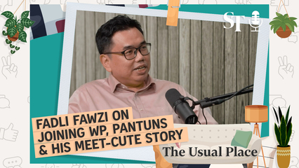 Fadli Fawzi on joining the Workers’ Party, poems and his meet-cute story | The Usual Place podcast