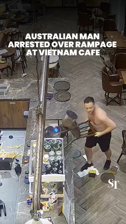 Australian man arrested over rampage at cafe in Vietnam