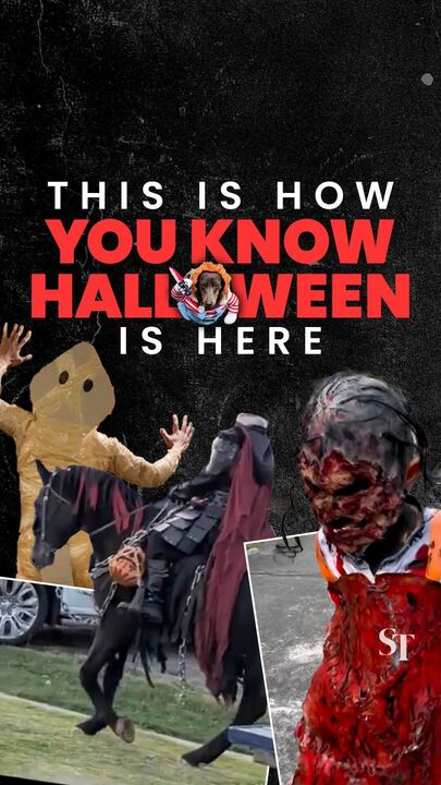 This is how you know Halloween is here