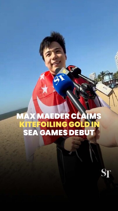 Max Maeder claims kitefoiling gold in SEA Games debut