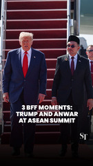 BFFs: Trump and Anwar share warm interactions at Asean Summit