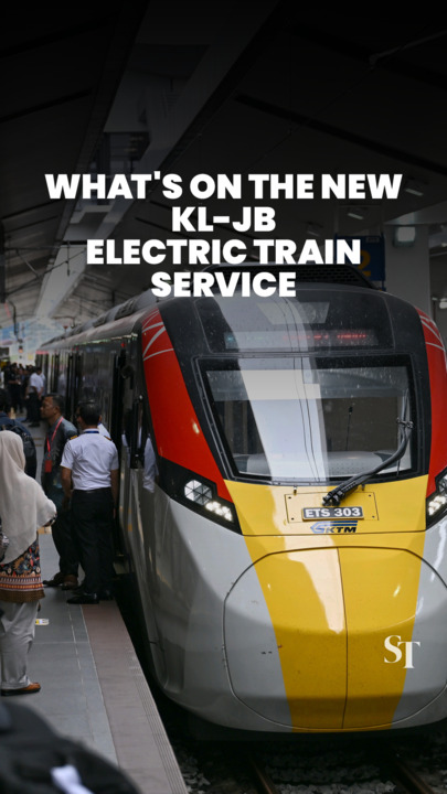 What’s on the new electric train service from JB to KL
