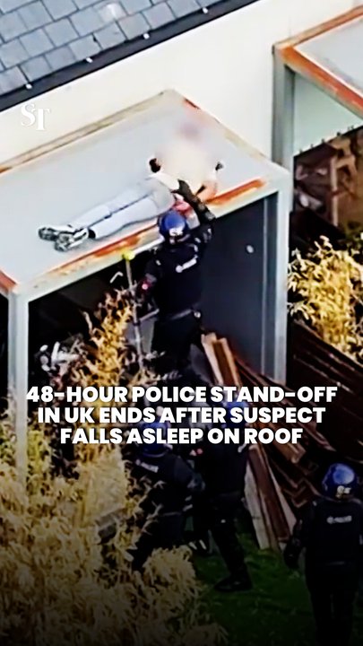 Police nab suspect who falls asleep after 48-hour stand-off in England