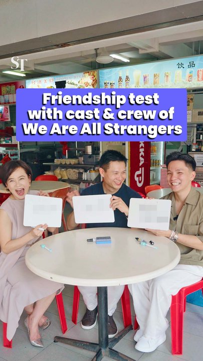 Friendship test with cast and crew of We Are All Strangers