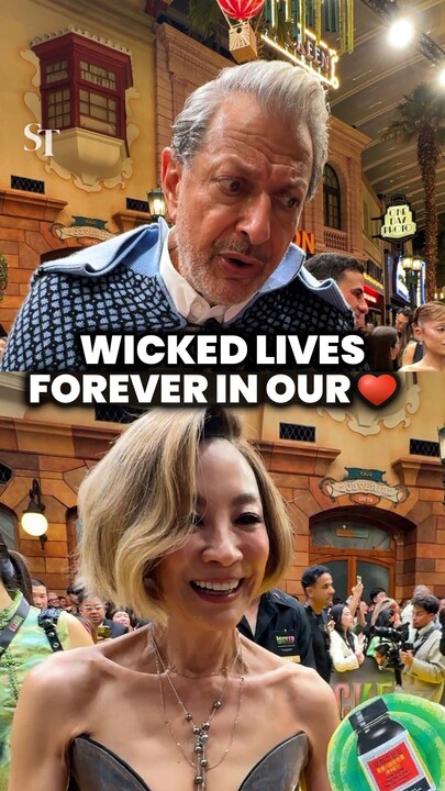 Wicked cast Michelle Yeoh and Jeff Goldblum on Wicked songs and the end of the Wicked journey