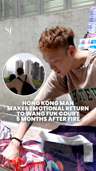Man returns to Hong Kong’s Wang Fuk Court flat 5 months after deadly inferno