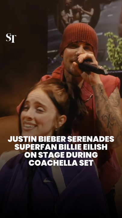 Justin Bieber brings Billie Eilish on stage at Coachella for 'One Less Lonely Girl'