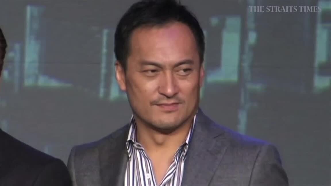The Dodgers welcomed actor Ken Watanabe to throw out the