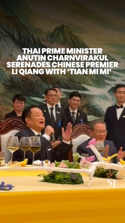 Thai PM serenades Chinese Premier Li Qiang with ‘Tian Mi Mi’