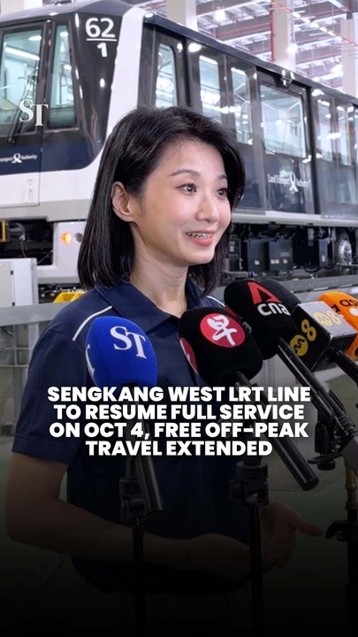 Sengkang West Inner Loop LRT line to re-open 2 weeks early on Oct 4: Sun Xueling