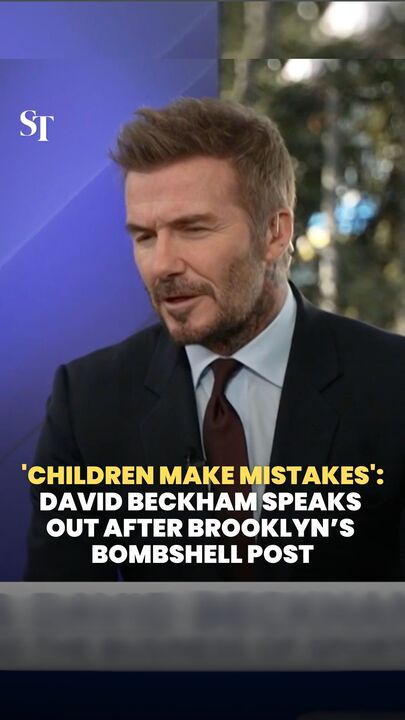 'Children make mistakes': David Beckham on social media after Brooklyn’s bombshell post