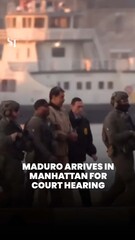 Maduro arrives in Manhattan for court hearing