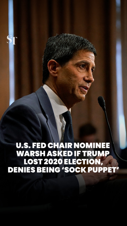 US Fed chair nominee Warsh asked if Trump lost 2020 election, denies being ‘sock puppet’
