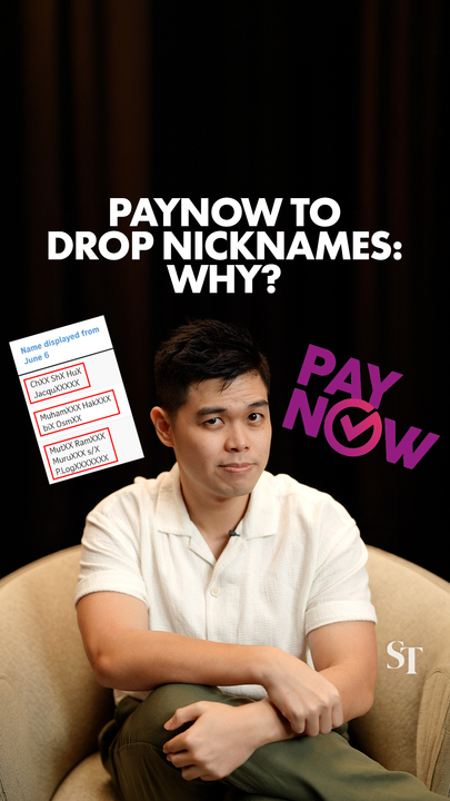 No more nicknames: PayNow to end alias option for users from June