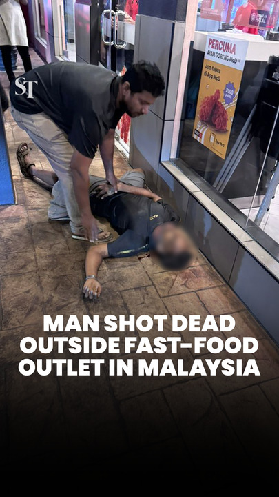 Man shot dead outside fast-food restaurant in Selangor, Malaysia