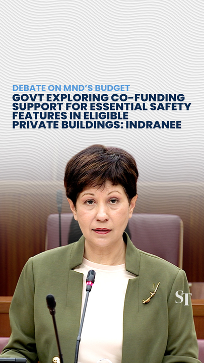 Singapore exploring co-funding support for some safety features in eligible private buildings