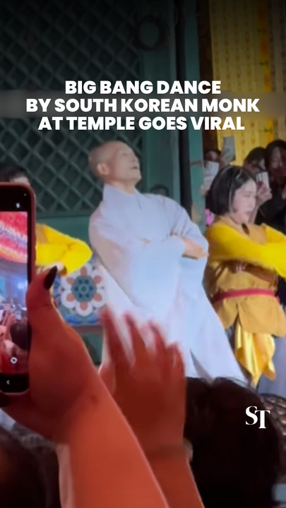 Big Bang dance by South Korean monk at temple goes viral 