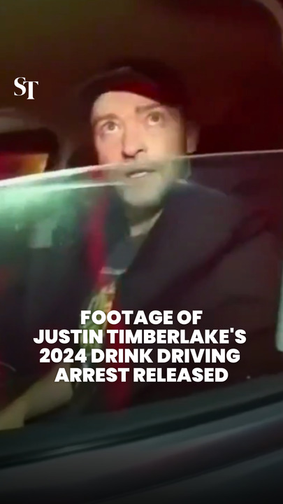 Bodycam footage of Justin Timberlake's 2024 drink driving arrest released