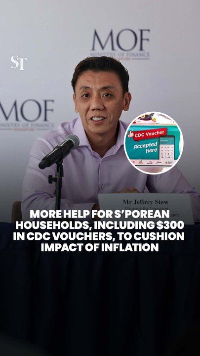 $300 in additional CDC vouchers for Singaporean households in January 2027