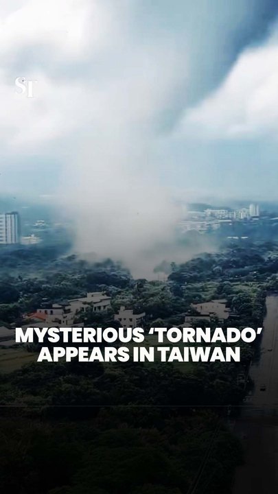 Mysterious ‘tornado’ appears in Taiwan