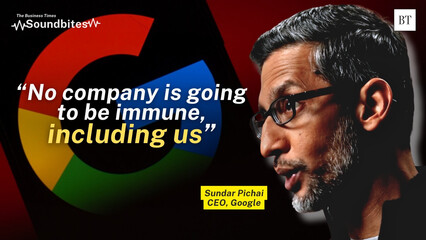 Google CEO Sundar Pichai on AI bubble burst