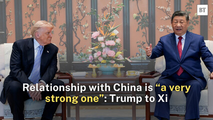 Relationship with China is “very strong”: Trump to Xi