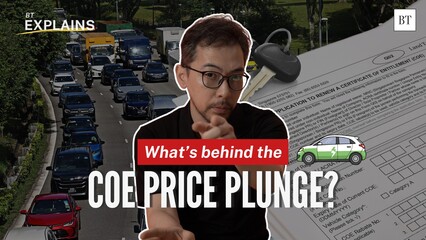 Why have COE premiums plunged – and will they stay that way? 