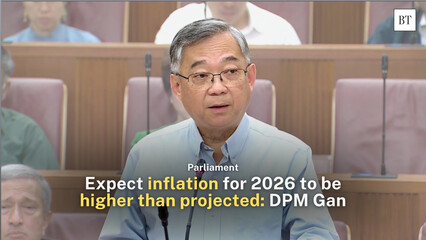 Expect inflation for 2026 to be higher than projected: DPM Gan