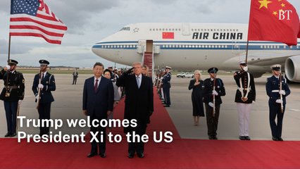 Trump welcomes President Xi to the US