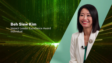 Beh Siew Kim, The Ascott Limited - Impact Leader Excellence Award | 2025 Sustainability Impact Awards