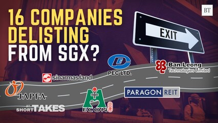 Up to 16 companies could delist from SGX in 2025