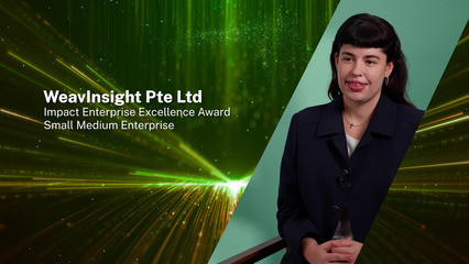 WeaveInsight - Impact Enterprise Excellence Award (SME) | 2025 Sustainability Impact Awards