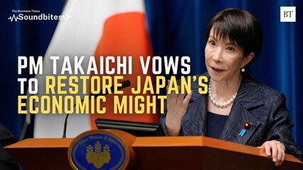 Japan's 1st female PM Takaichi vows to build a strong nation