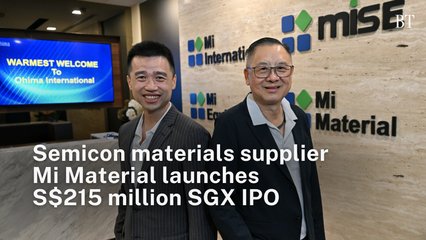 Semicon materials supplier Mi Material launches S$215 million SGX IPO