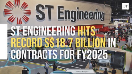 ST Engineering hits record S$18.7 billion in contracts for FY2025