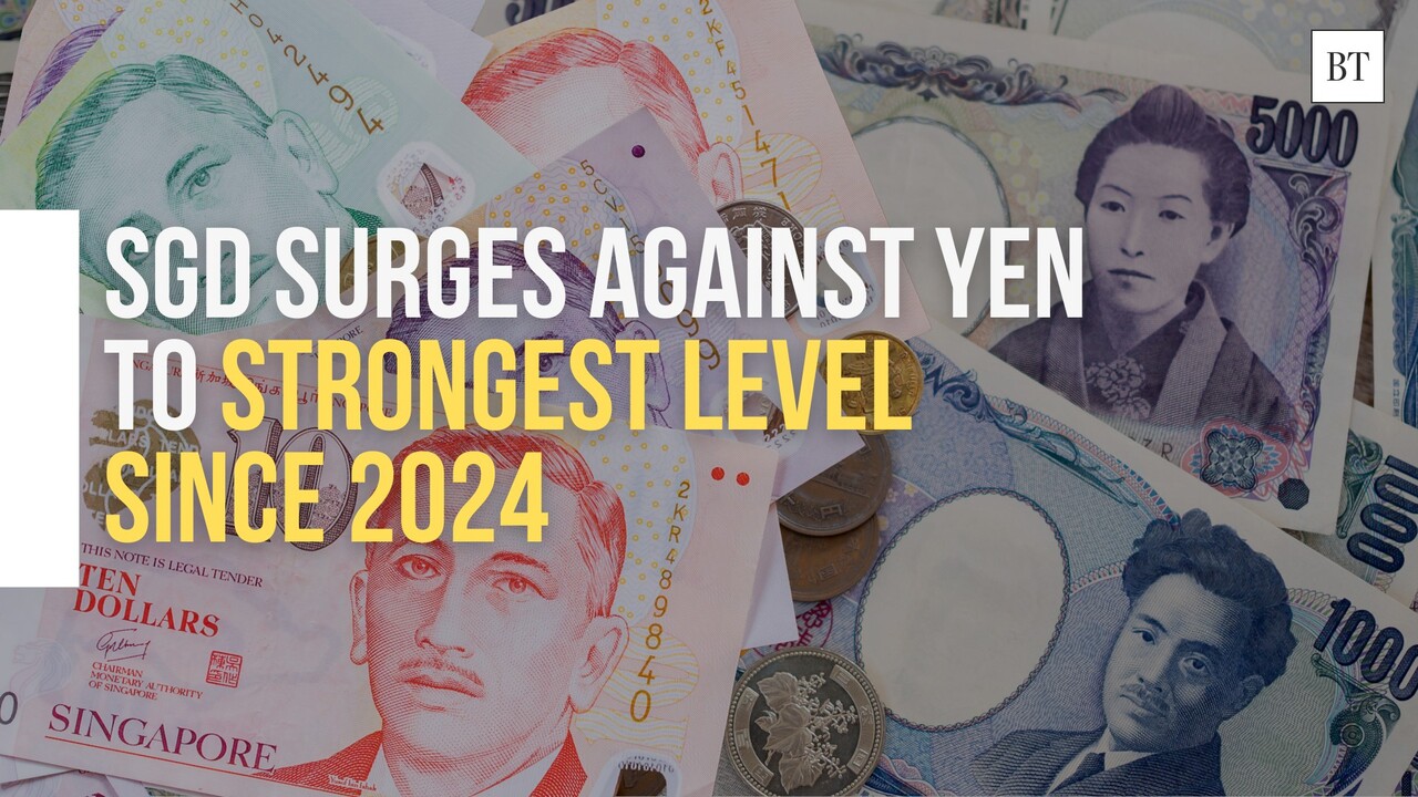 SGD surges against yen to strongest level since 2024