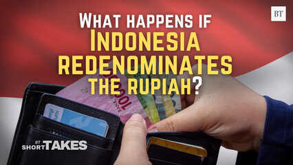 What happens if Indonesia redenominates the rupiah?