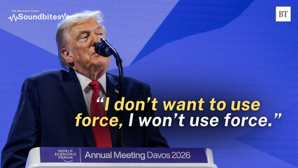 I won’t use force: Trump on Greenland, Europe and “America booms”