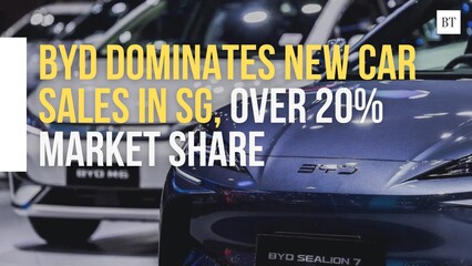 BYD dominates new car sales in SG, over 20% market share