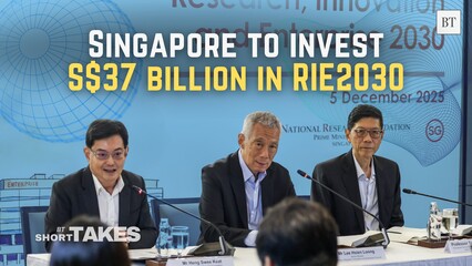 Singapore to invest S$37 billion in RIE2030 research and innovation plan