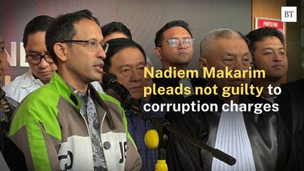 Nadiem Makarim pleads not guilty to corruption charges
