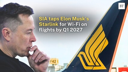 SIA taps Elon Musk’s Starlink for Wi-Fi on flights by Q1 2027