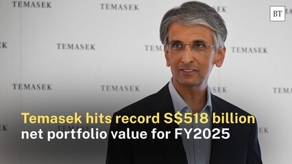 Temasek hits record S$518 billion net portfolio value for FY2025