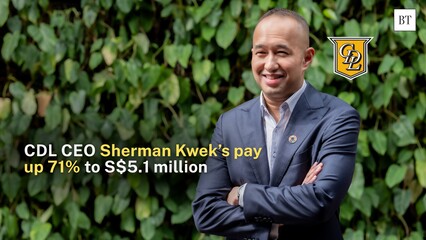 CDL CEO Sherman Kwek’s pay jumps 71% to S$5.1 million